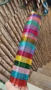 Multicolour Jelly Glass Bangles Set Best Wholesale Shop In Surat